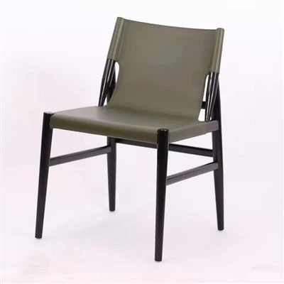 Ergonomische Sattelsitzstühle aus PU-Leder für dänische Restaurants