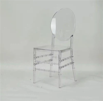 Hochzeit im Freien transparente Kunststoff klare Acryl Ghost Esszimmerstühle