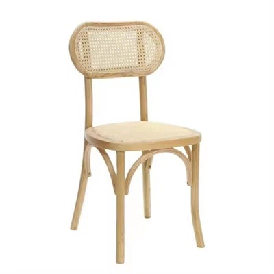 Hochzeit Original Holz Korb Esszimmerstühle mit runder Rückenlehne